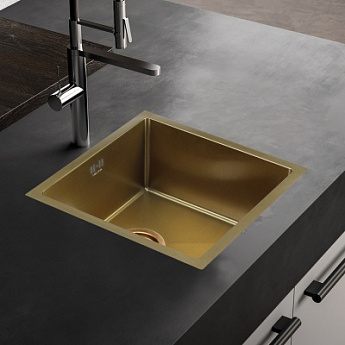 картинка Мойка для кухни Melana D4545HG PROFLINE золото 