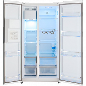 картинка Отдельностоящий холодильник Hiberg RFS-650DX NFGW INVERTER 