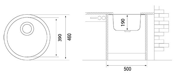 картинка Мойка Longran ULTRA ULS 460 
