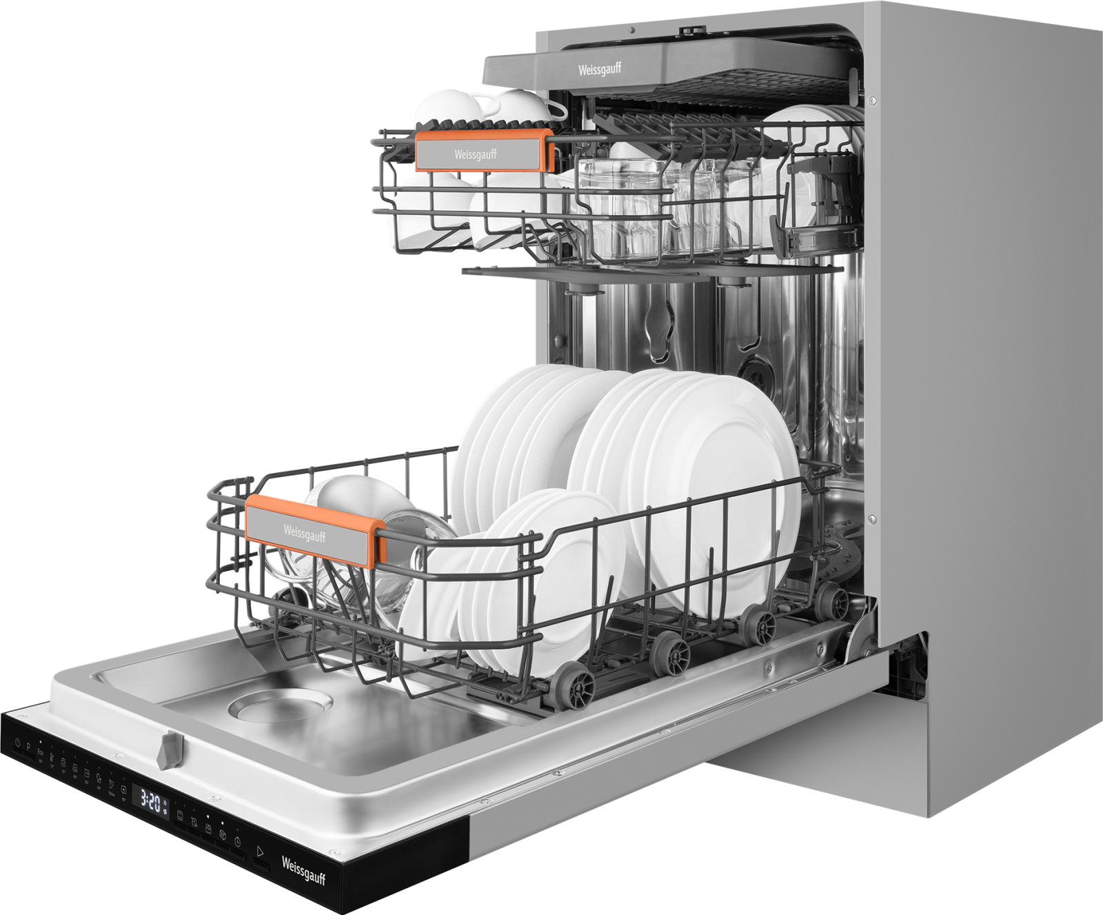 картинка Посудомоечная машина Weissgauff BDW 4508 D Autoopen Infolight 