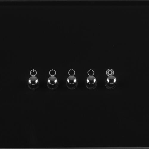 картинка Кухонная вытяжка Krona IRIDA 600 BLACK PUSH BUTTON 