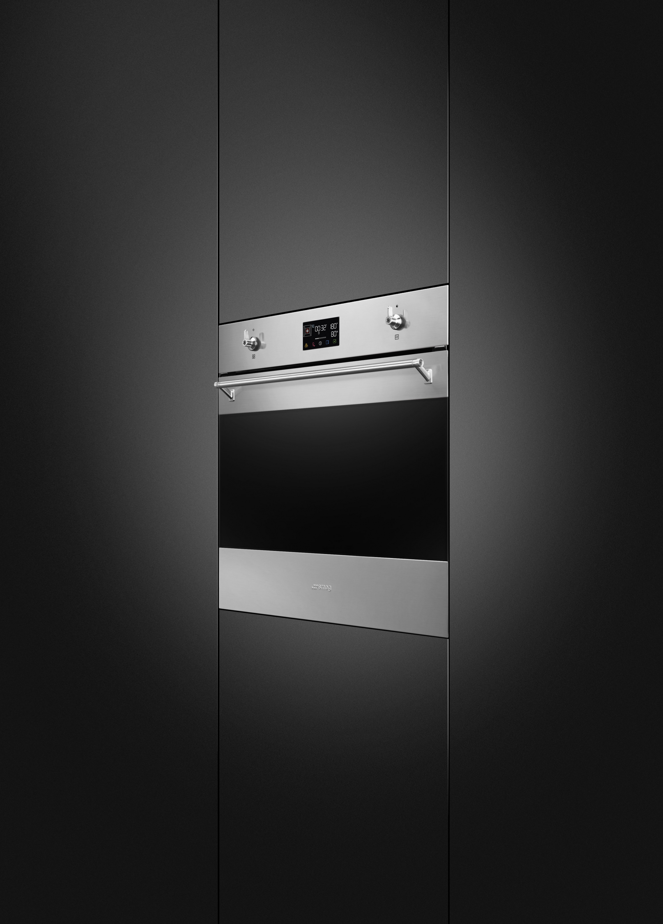 картинка Электрический духовой шкаф с функцией пара Smeg SOP6302S2PX  