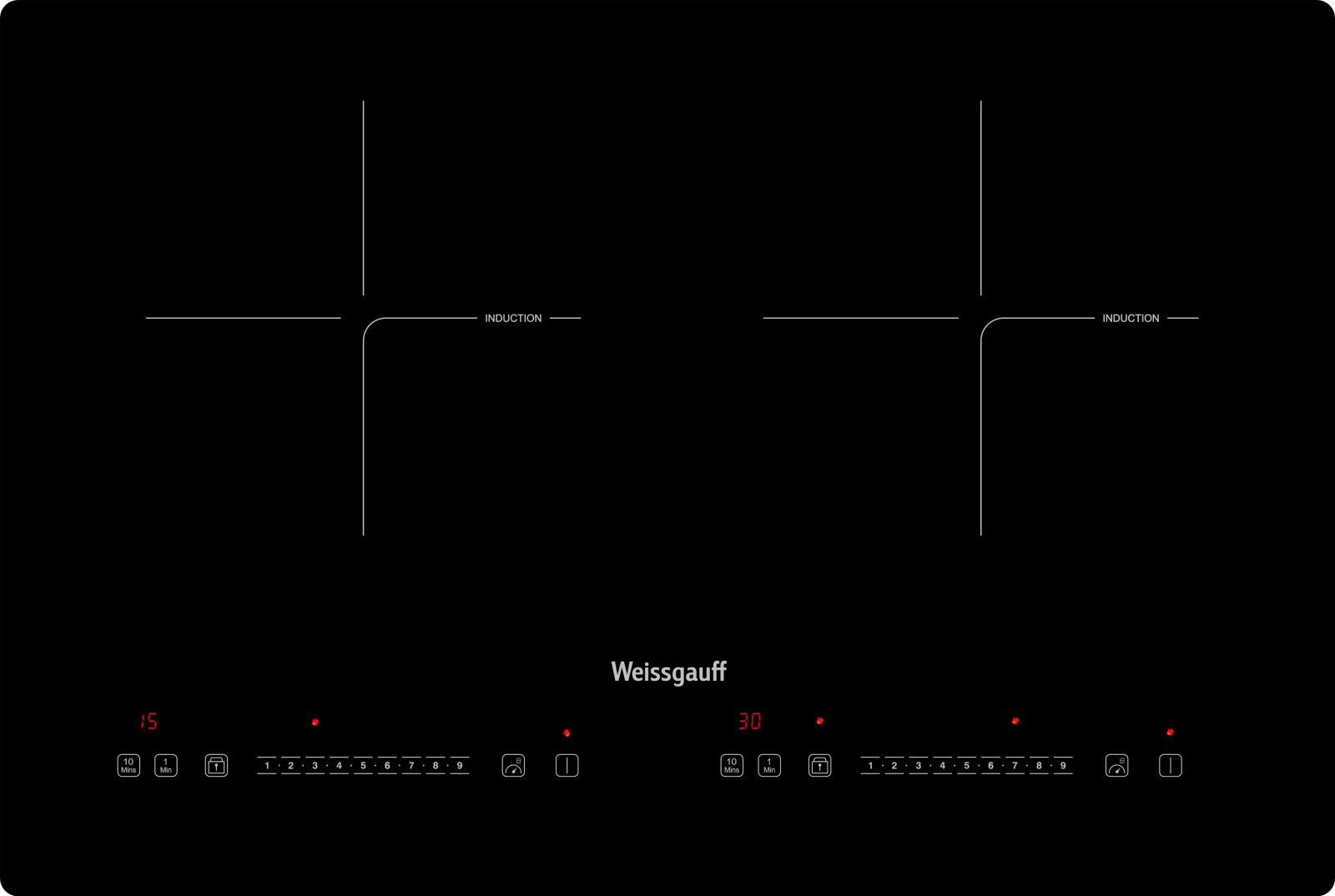 картинка Индукционная варочная панель Weissgauff HI 412 H 