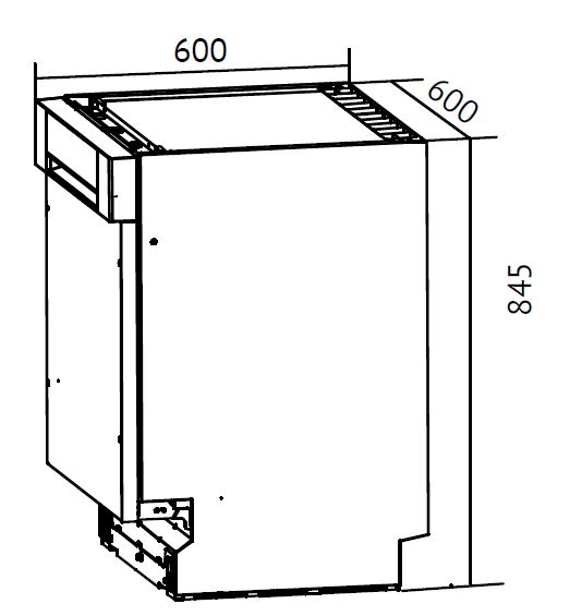 картинка Посудомоечная машина Kuppersberg GGF 6025 