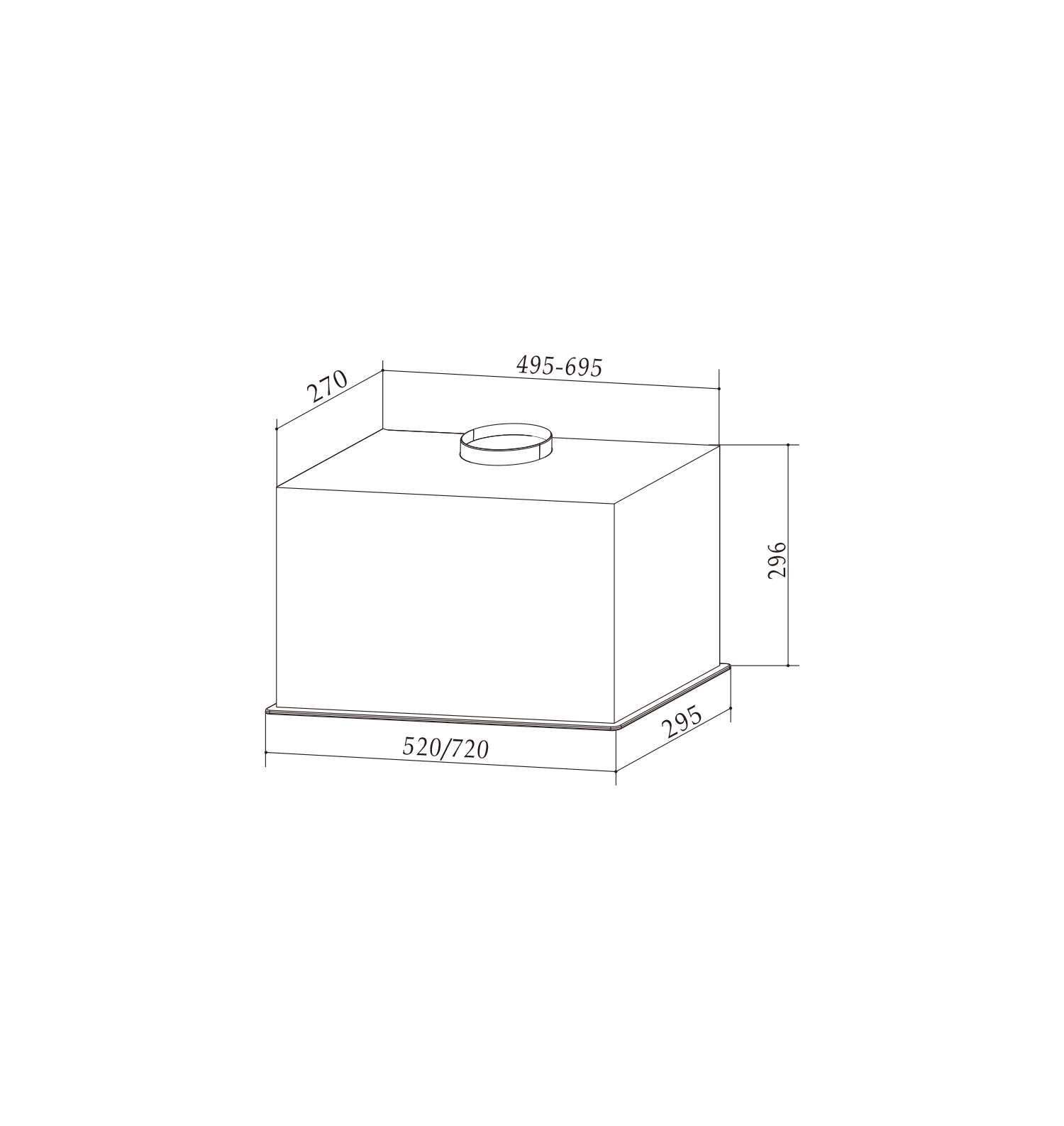 картинка |Discount| Кухонная вытяжка Millen MBKHG 901 WH 