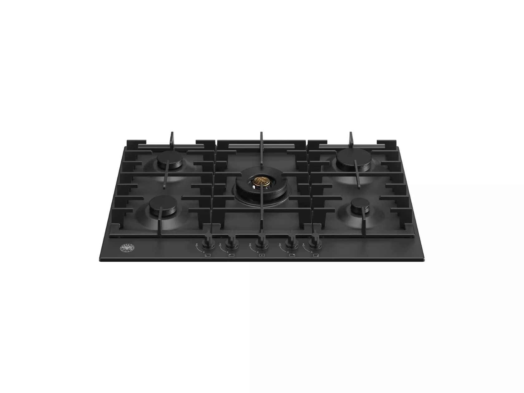 картинка Газовая варочная панель Bertazzoni P755CMODNE чёрный 
