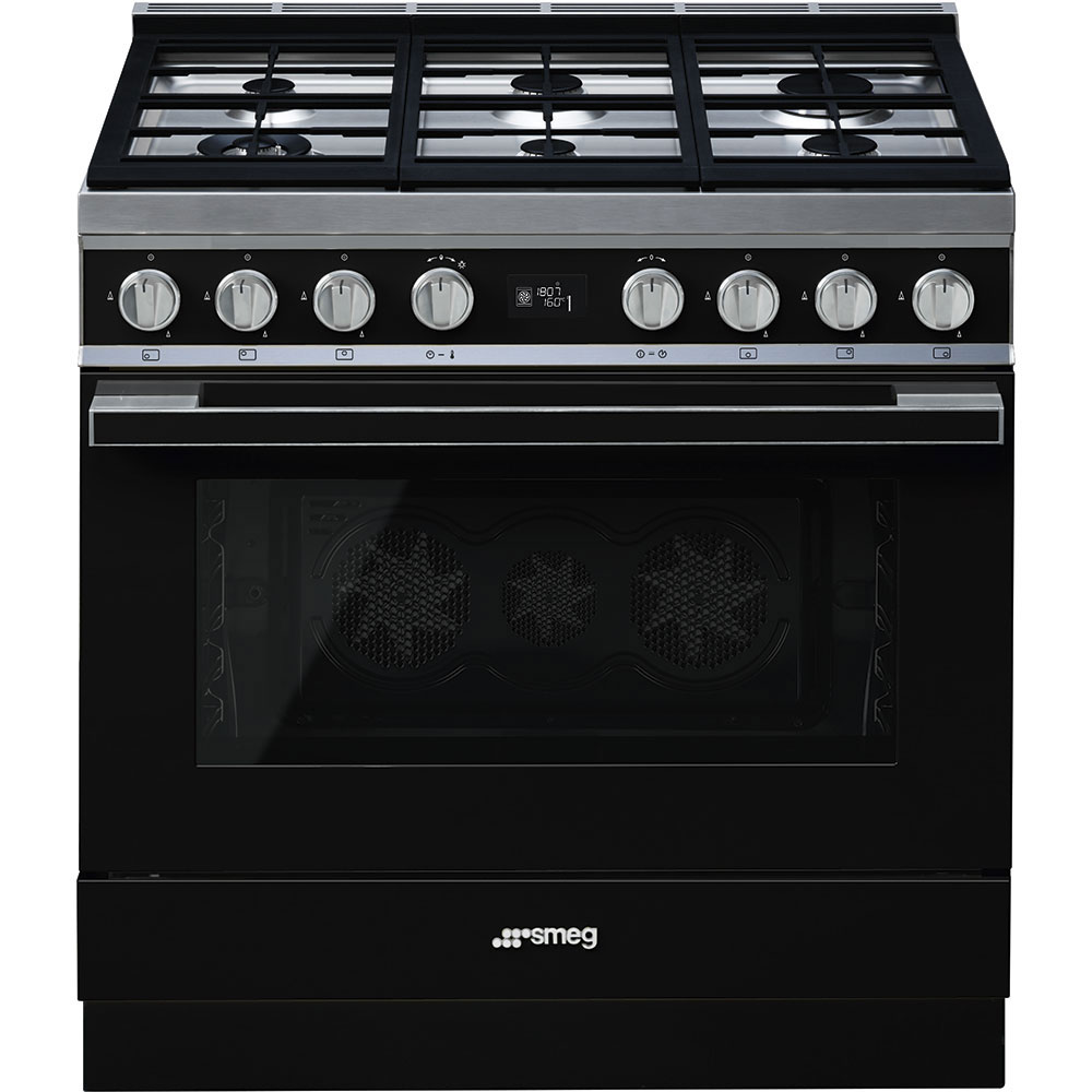 картинка Комбинированная кухонная плита Smeg CPF9GPBL 