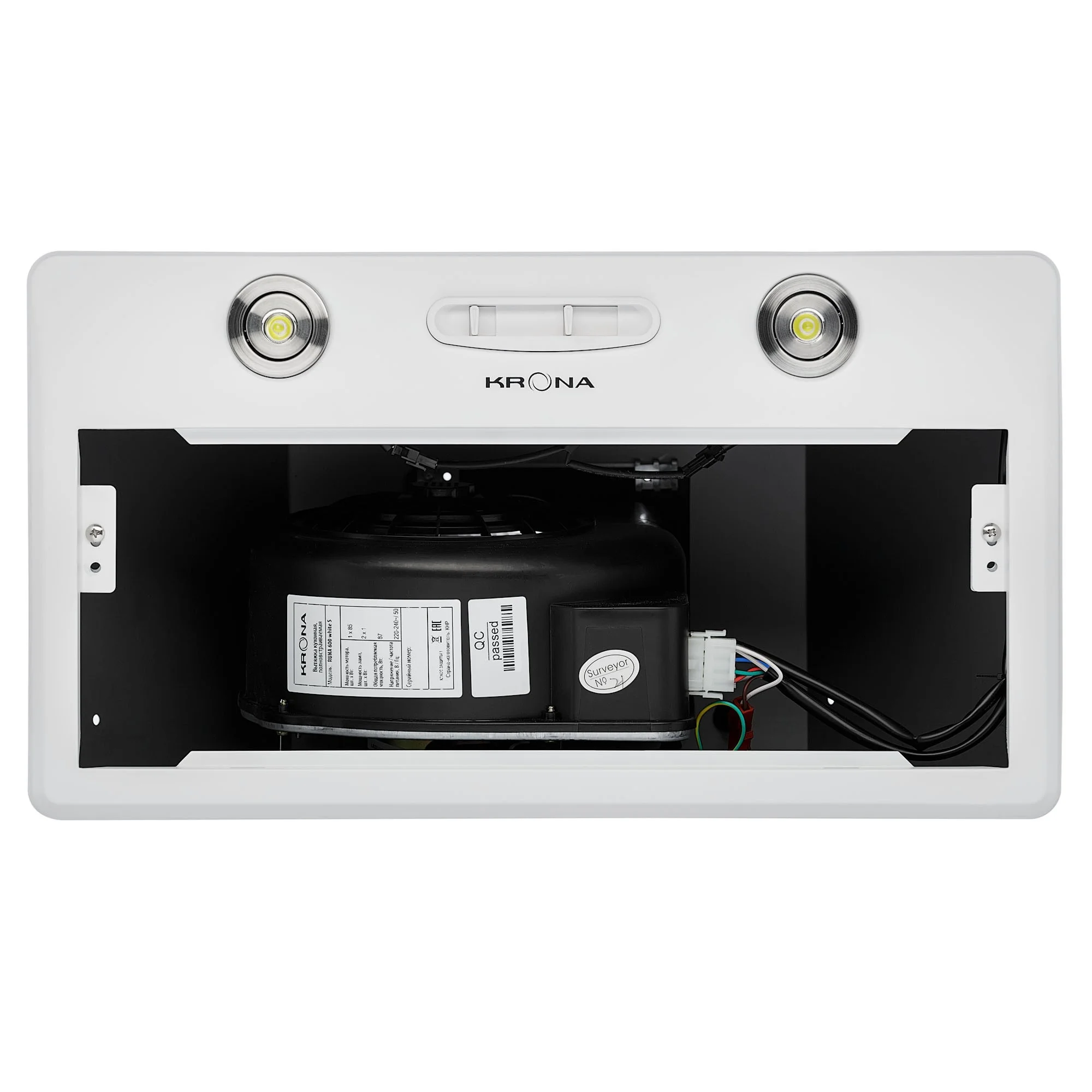 картинка Кухонная вытяжка Krona RUNA 600 WHITE S 