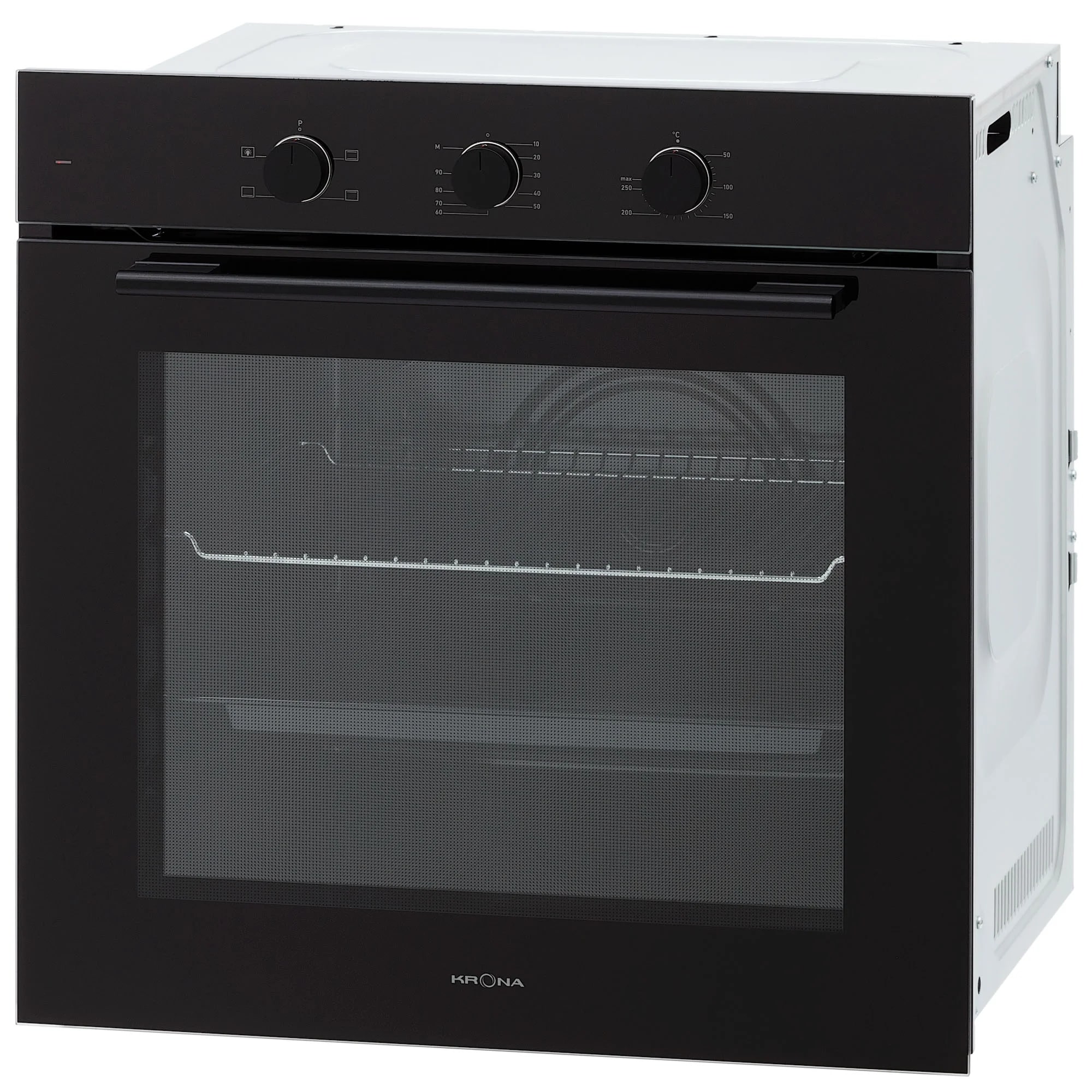 картинка Электрический духовой шкаф Krona ELEMENT 60 BL/BL черный 