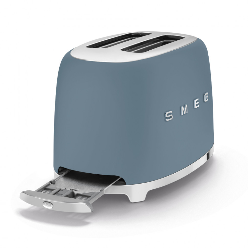картинка Тостер Smeg TSF01SBMEU синий шторм матовый 