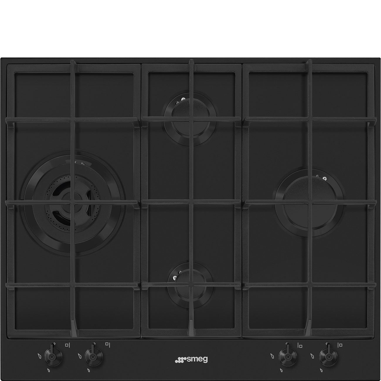 картинка Газовая варочная панель Smeg PX364LMB 