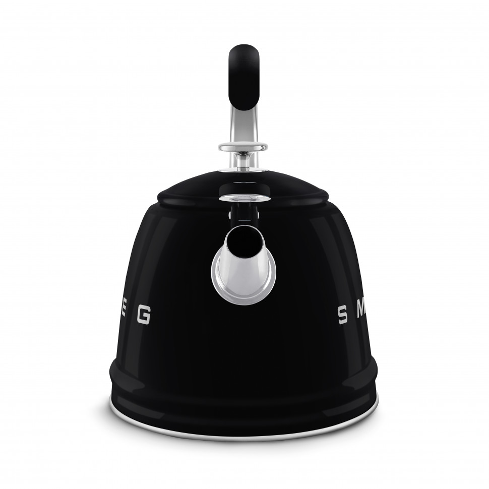 картинка Чайник со свистком Smeg WKF01BL 