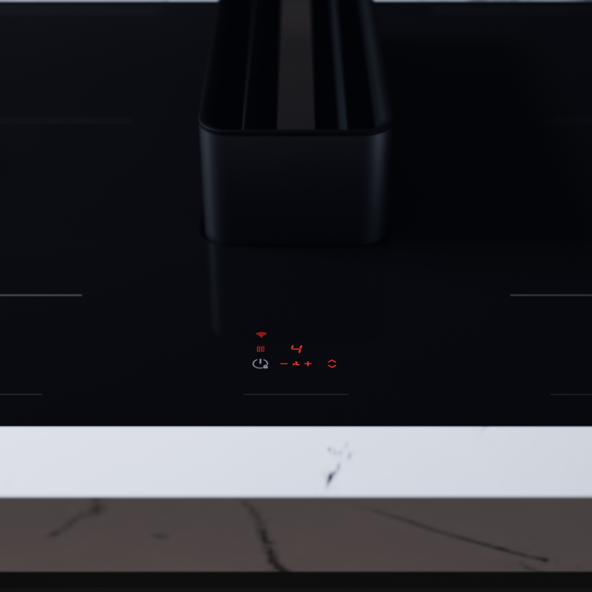 картинка Варочная панель со встроенной вытяжкой Asko HIHD854GF 