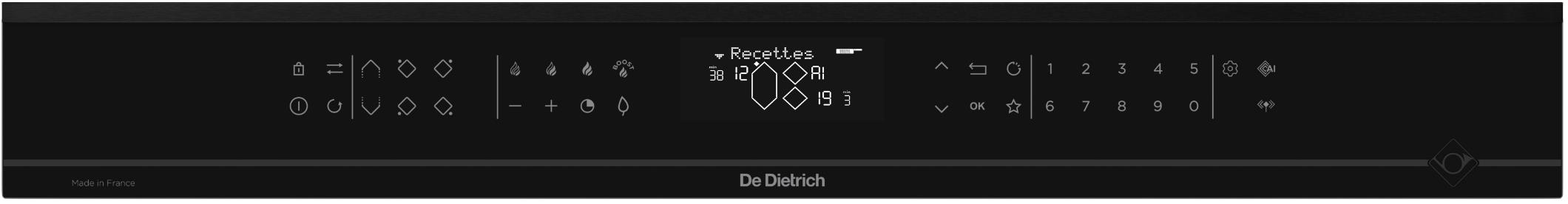 картинка Индукционная варочная панель De Dietrich DPI4431BT Infinite Black 