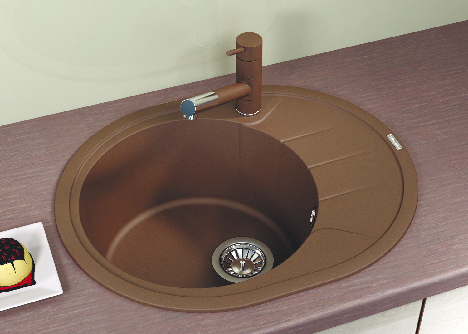 картинка Мойка для кухни Florentina Родос-620 