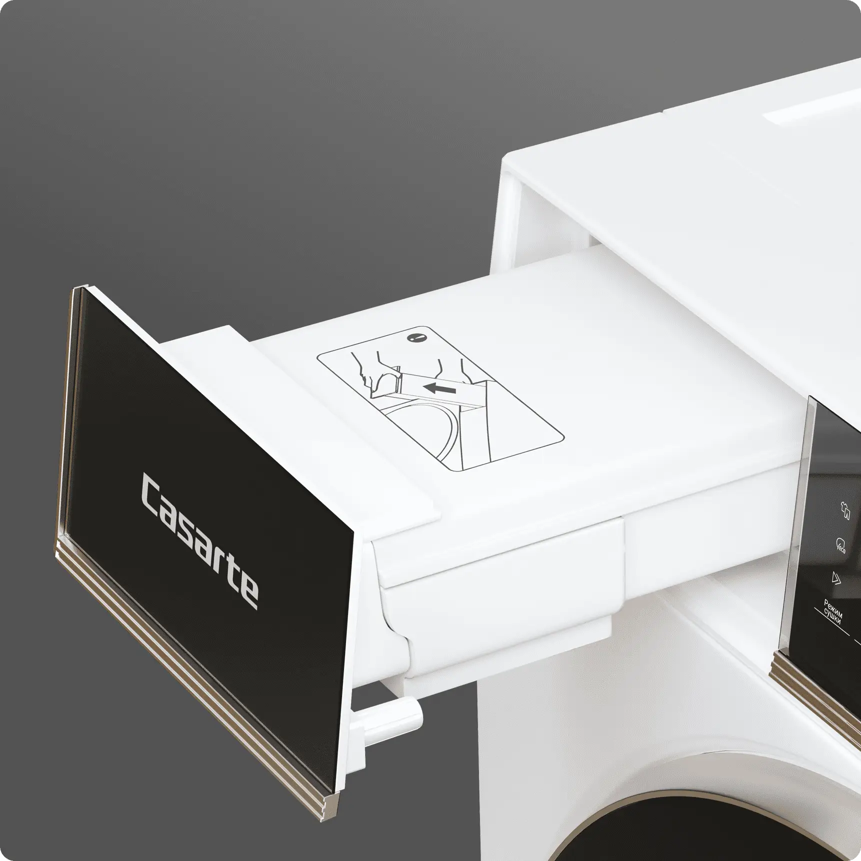 картинка Комплект Casarte L7 CASW12WL7CU+CASSK-2+CASD10WL7CU 
