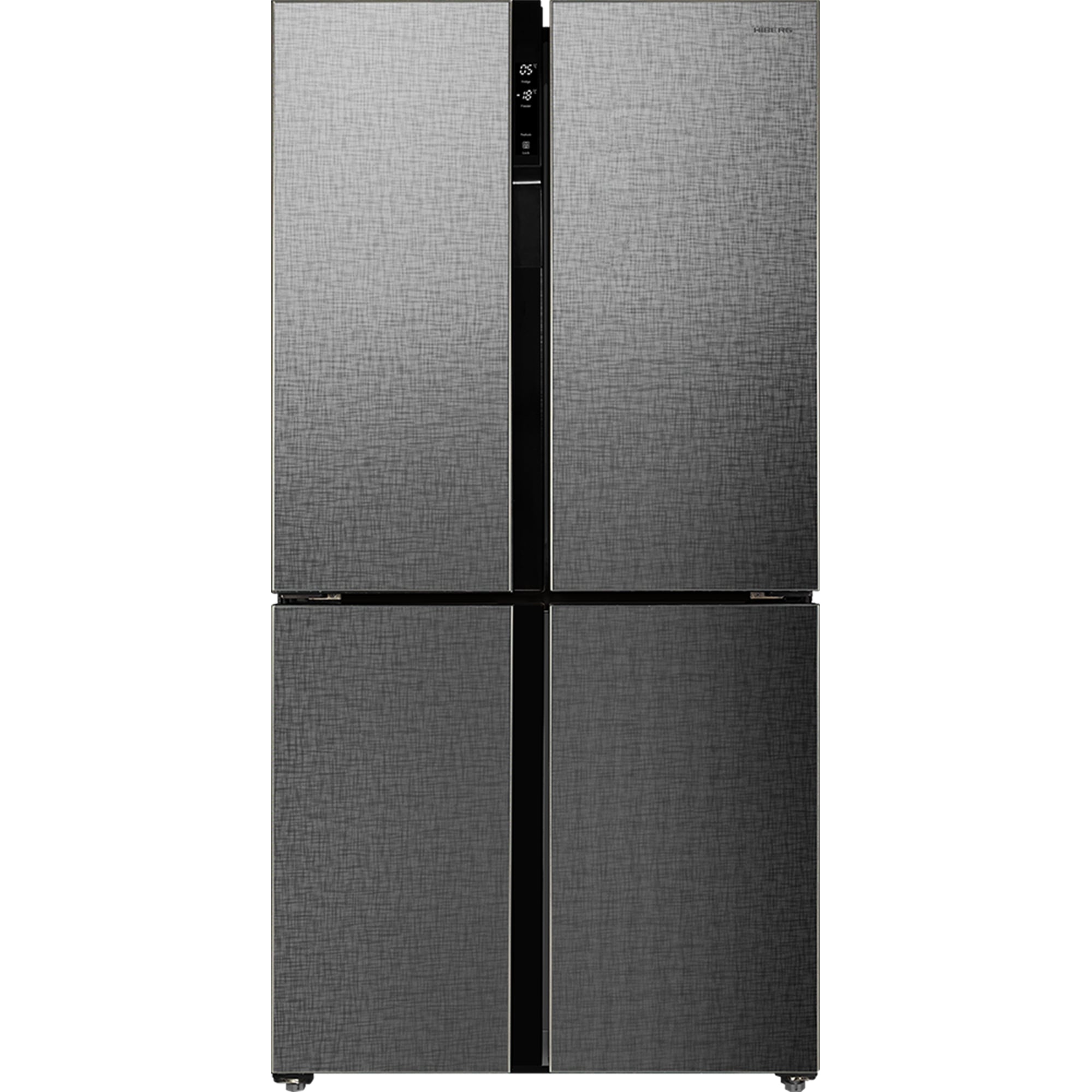 картинка Отдельностоящий холодильник Hiberg RFQ-500DX NFXQ INVERTER стальной лен 