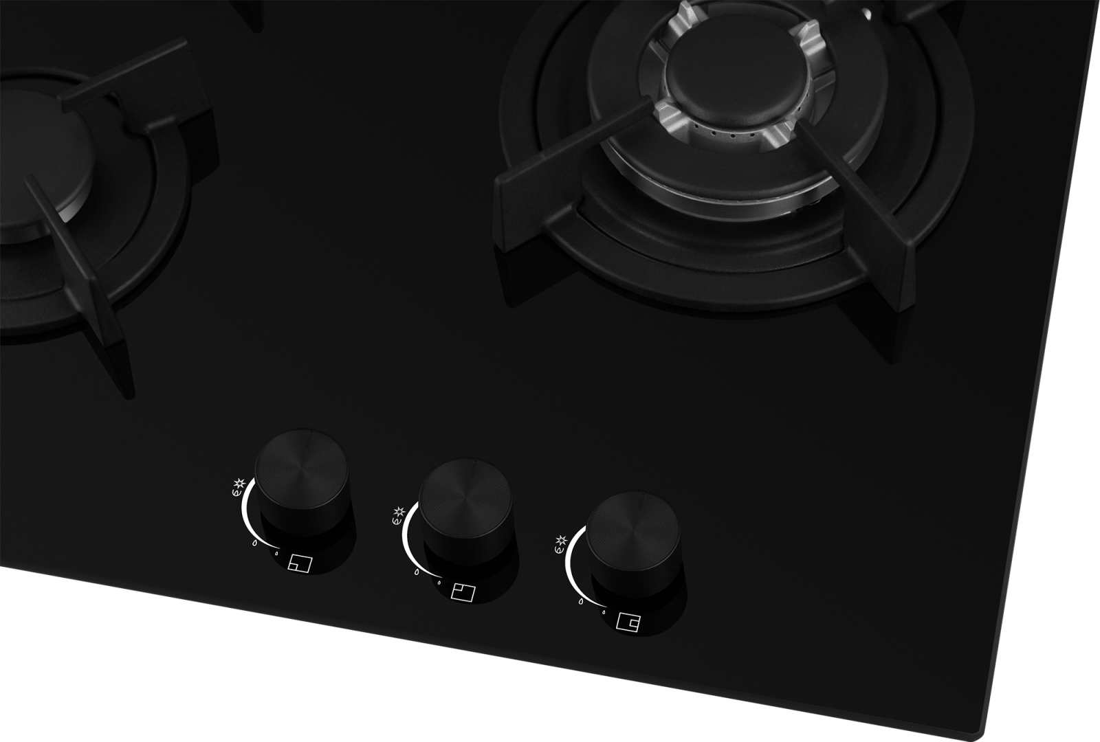 картинка Газовая варочная панель Weissgauff HGG 631 BG 