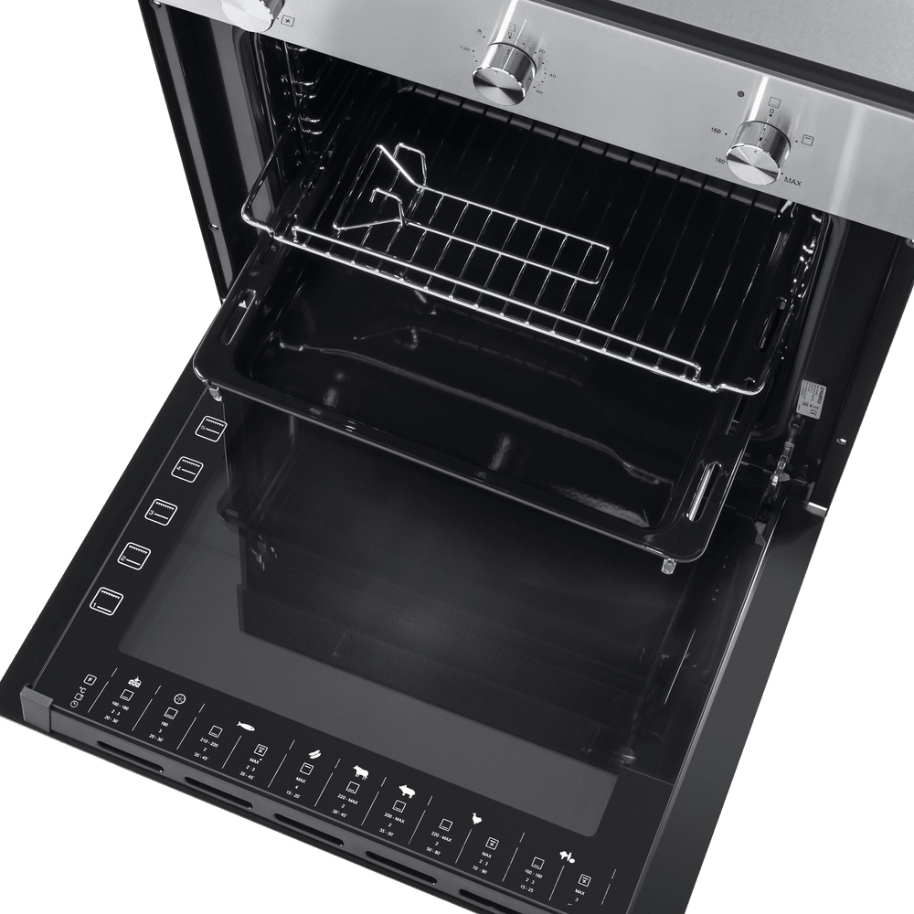картинка Газовый духовой шкаф Maunfeld EOGC604S Slim нержавеющая сталь 