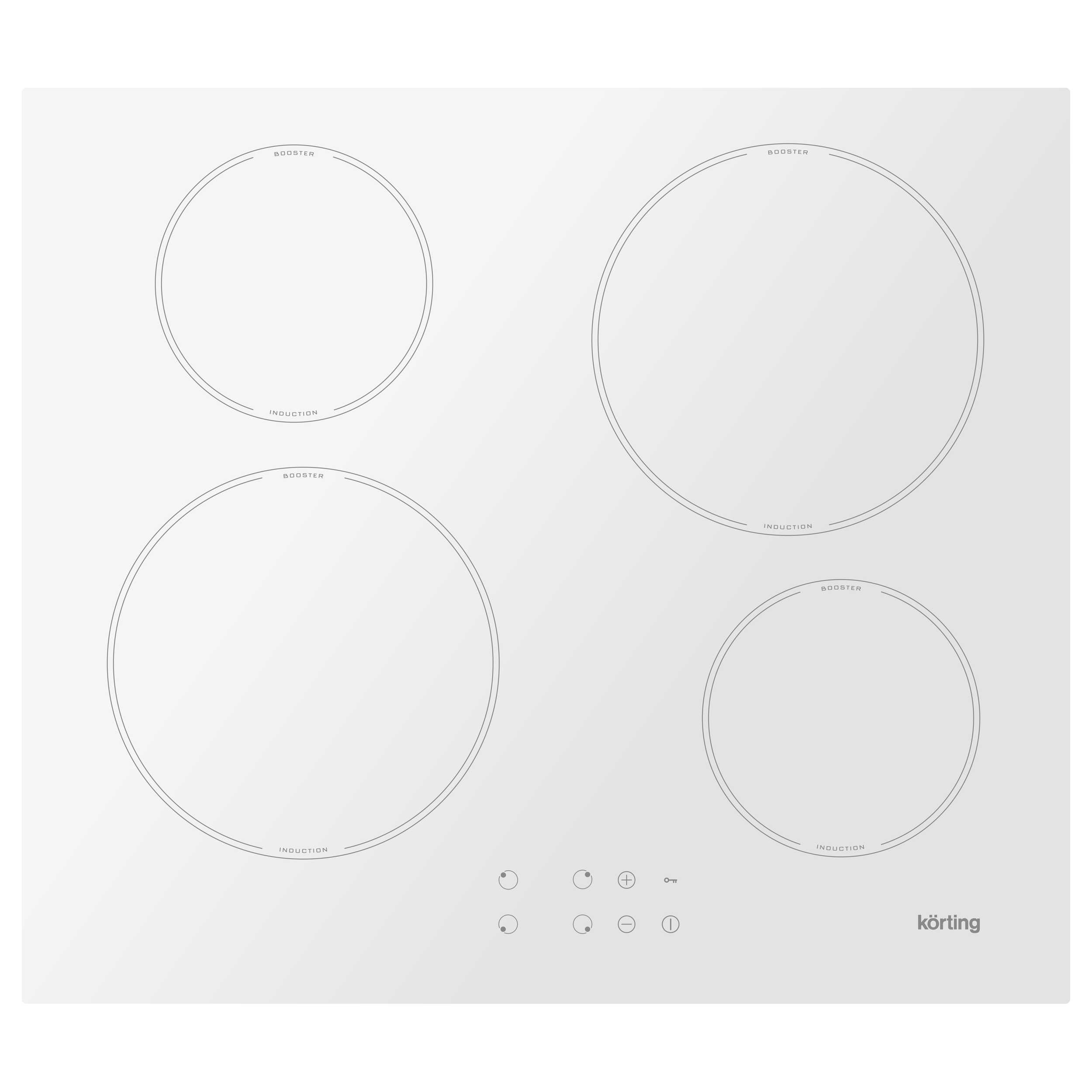 картинка Варочная панель Korting HI 64042 BW 