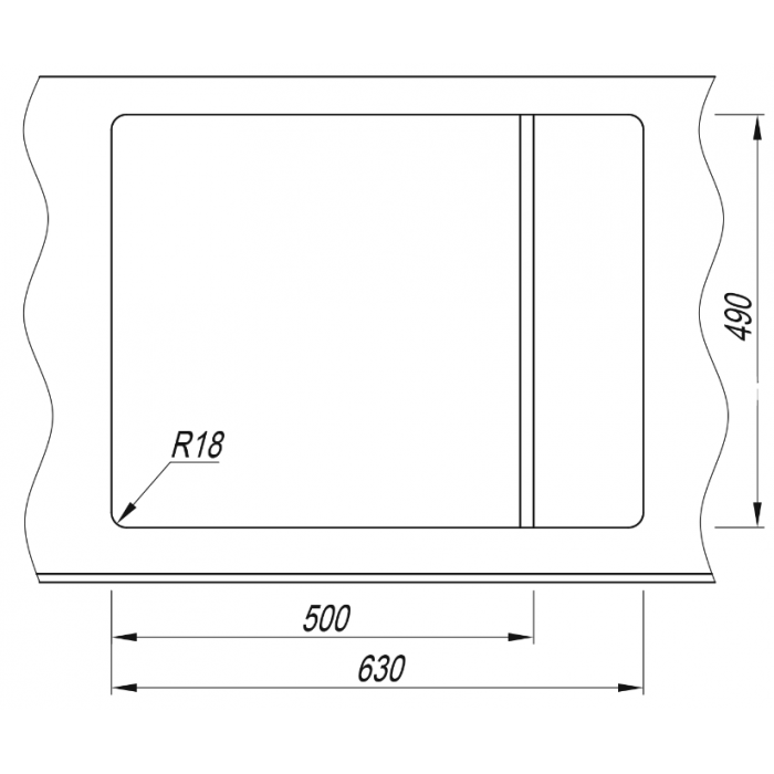 картинка Кухонная мойка Florentina Липси-650 