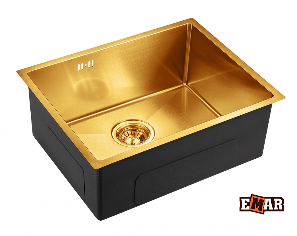 картинка Мойка для кухни Emar PVD EMB-123 PVD Nano Golden 