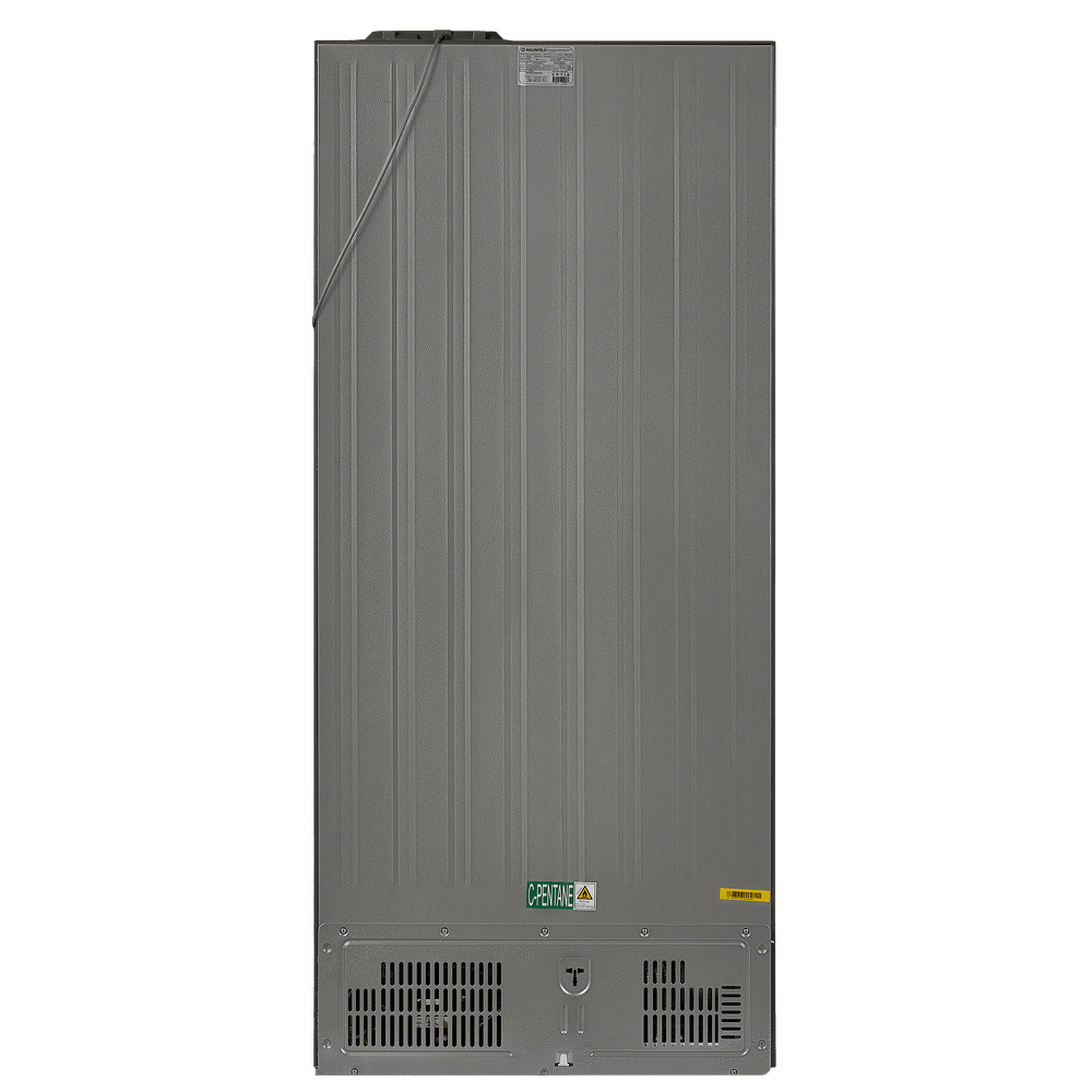 картинка Полувстраиваемый холодильник Maunfeld MFF190NFDB черный 