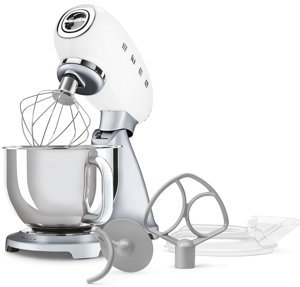 картинка Миксер планетарный Smeg SMF04WHEU белый 