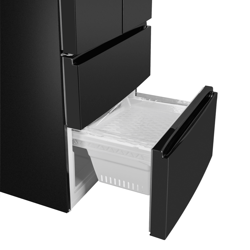 картинка Полувстраиваемый холодильник Maunfeld MFF190NFDSB01 черный 