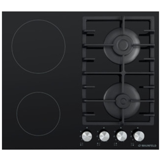 картинка Варочная панель Maunfeld EEHG.642VC.3CB/KG черный 