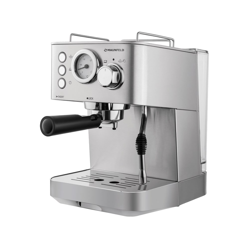 картинка |Discount| Кофемашина Maunfeld MF-721S PRO нержавеющая сталь 