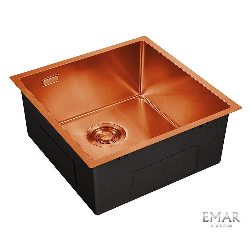 картинка Мойка для кухни Emar EMB-131 PVD Nano Coppery  картинка Мойка для кухни Emar EMB-131 PVD Nano Coppery
