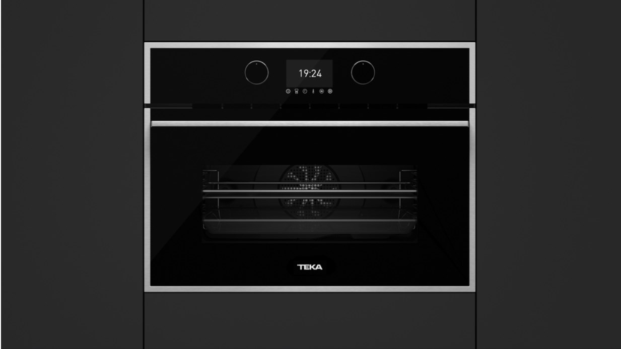 картинка Электрический духовой шкаф с функцией СВЧ Teka HLC 847 C BLACK-SS 