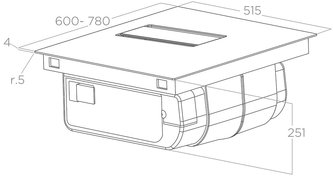 картинка Варочная панель с вытяжкой Elica NIKOLATESLA ALPHA B BL/A/60  картинка Варочная панель с вытяжкой Elica NIKOLATESLA ALPHA B BL/A/60