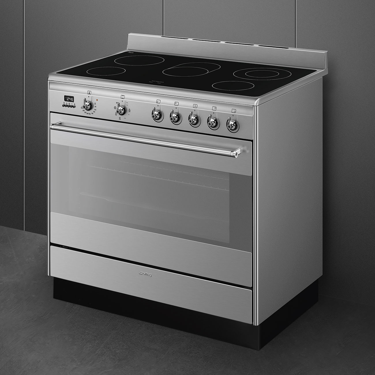 картинка Электрическая кухонная плита Smeg SUK91CMX9 