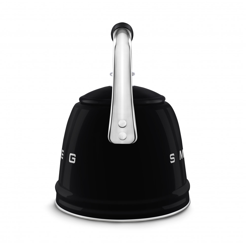 картинка Чайник со свистком Smeg WKF01BL 