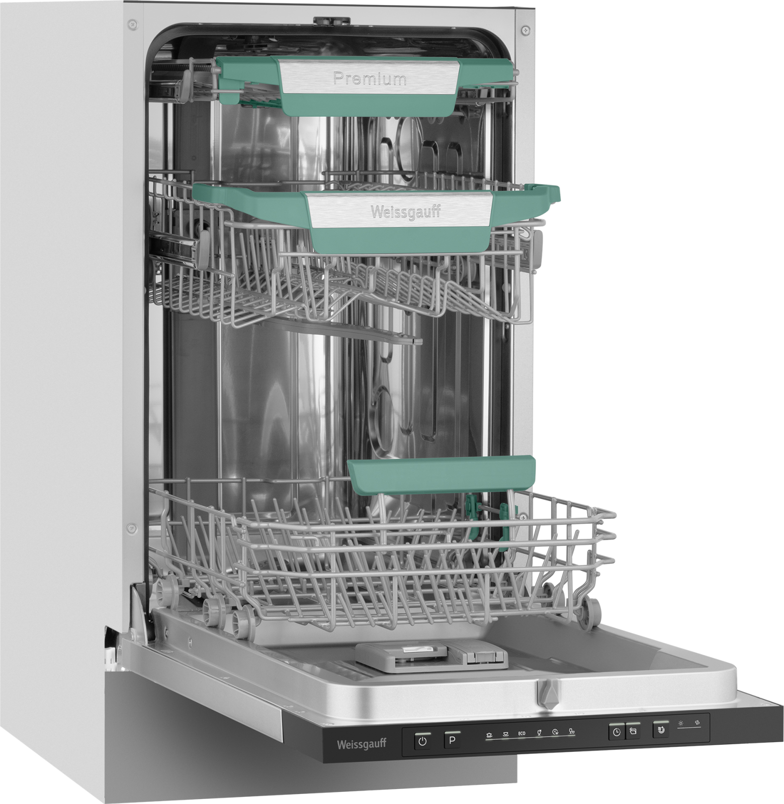 картинка Посудомоечная машина Weissgauff BDW 4536 D Inverter AutoOpen Infolight 