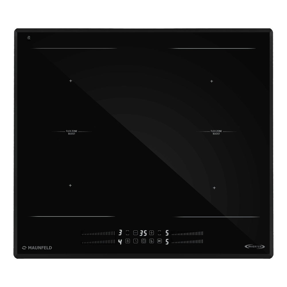 картинка Индукционная варочная панель Maunfeld AVI6044SSFBK 