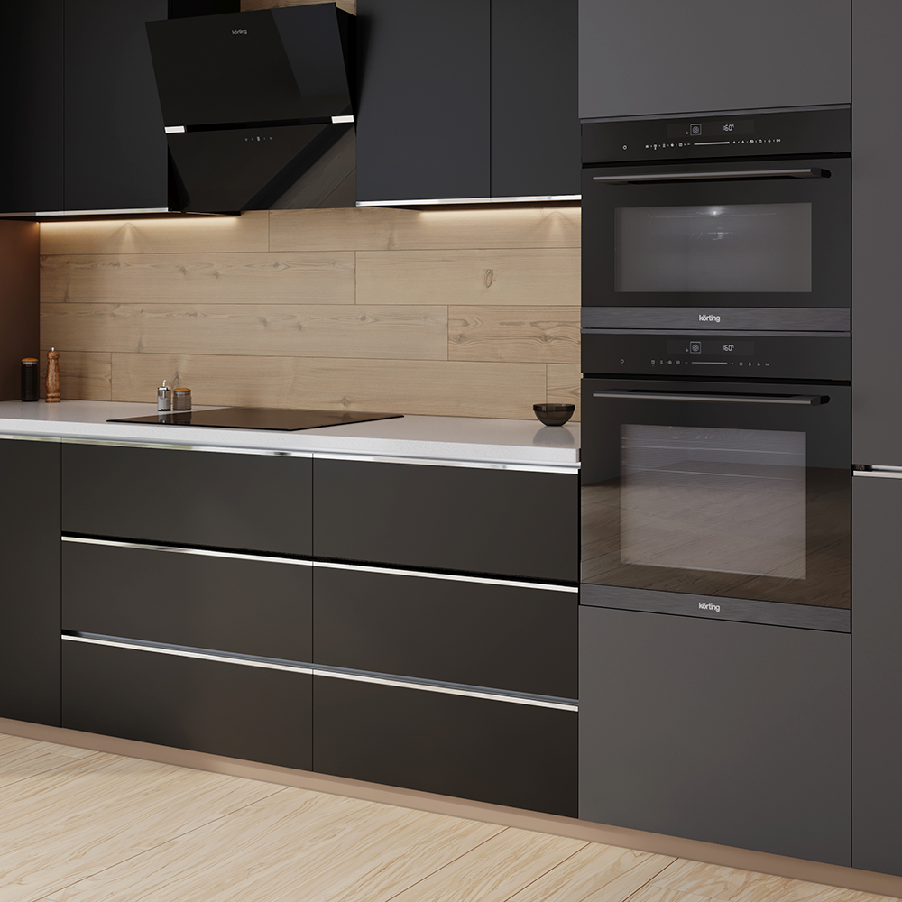 картинка Электрический духовой шкаф Korting OKB 1331 GNBX чёрный 