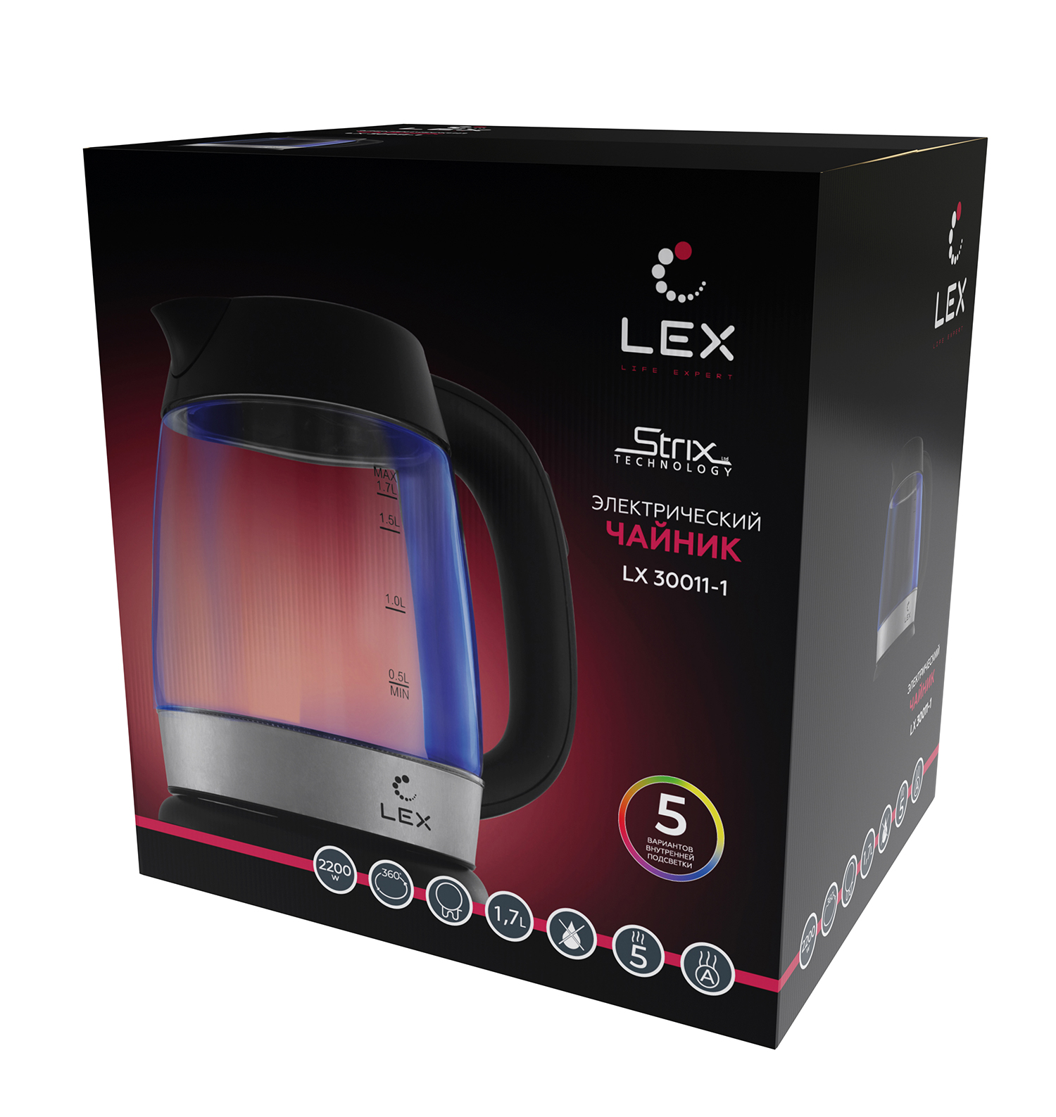 картинка Чайник Lex LX30011-1 