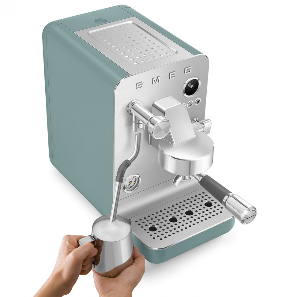 картинка Кофемашина Smeg EMC02EGMEU изумрудная матовая 