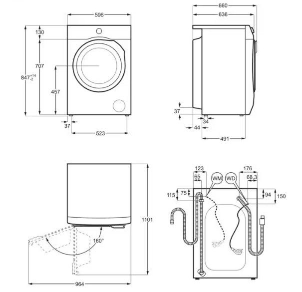 картинка Стиральная машина с паром Aeg LFR85166SOE 