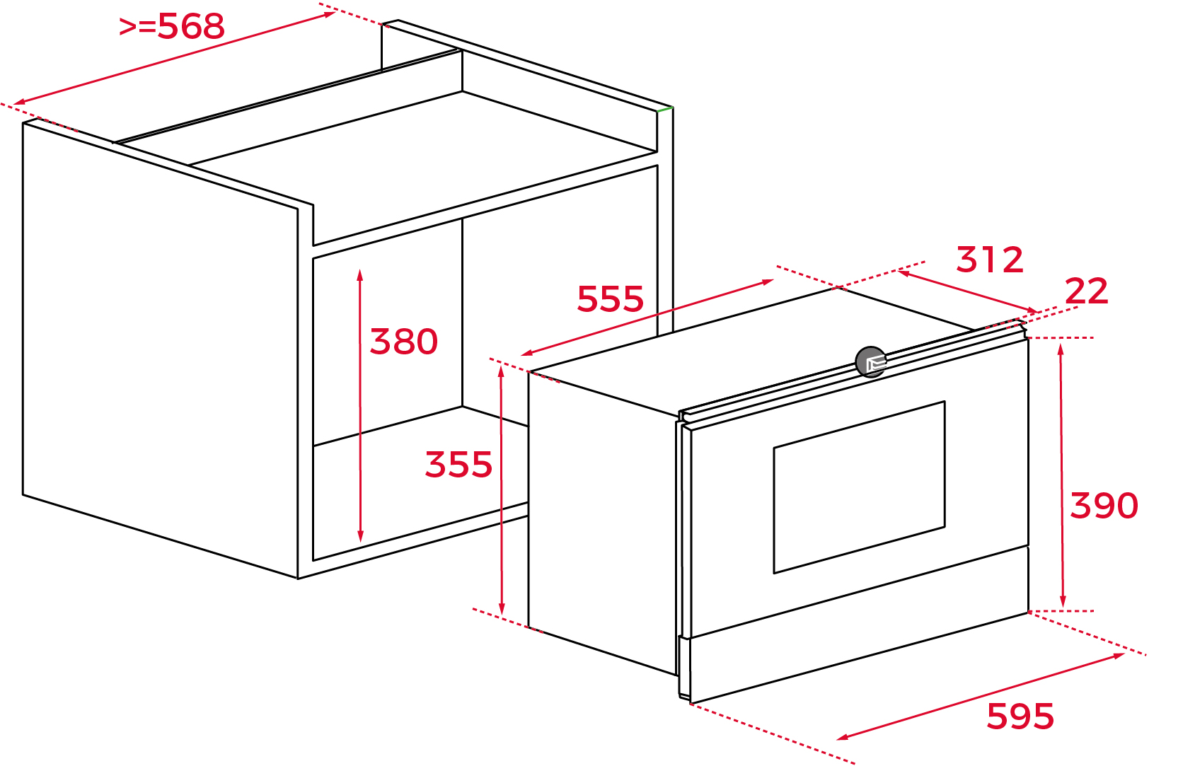 картинка Микроволновая печь Teka MWR 22 BI ANTHRACITE-OB 
