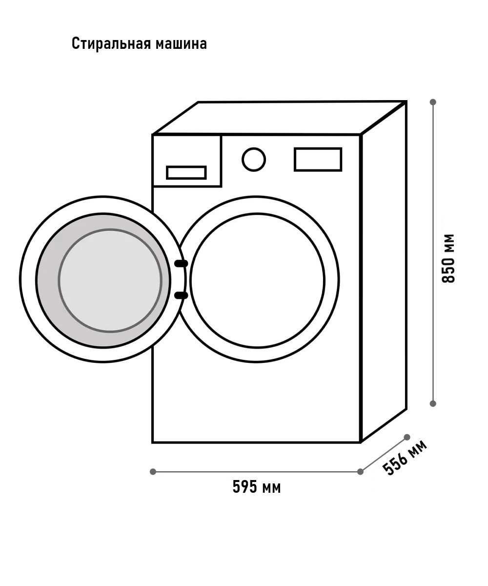картинка Комплект Maunfeld MFWM1510WH06+MFDM1410WH07+WM-SK03 