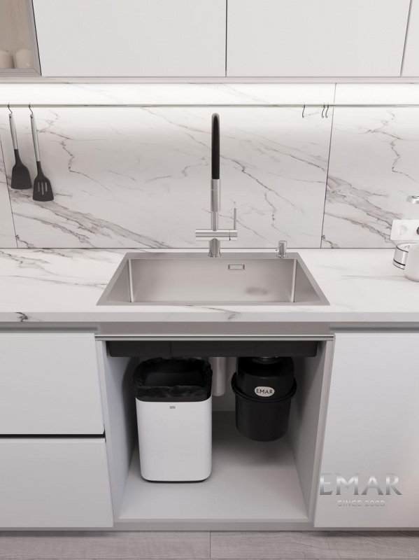 картинка Кухонная мойка Emar EMB-660(TOP) PVD Nano Satin 