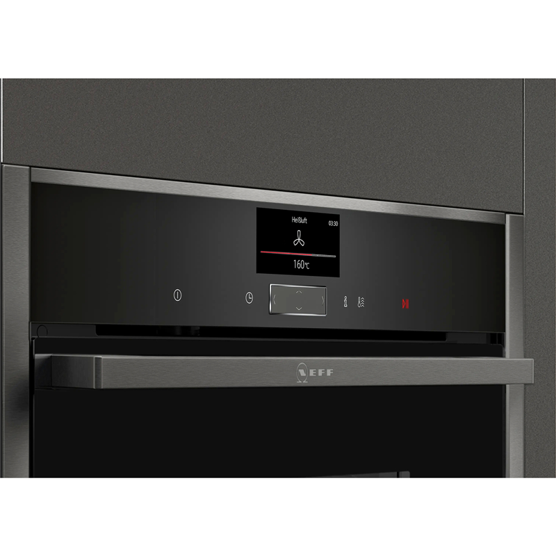 картинка Электрический духовой шкаф с функцией СВЧ Neff C17MS22G0 GraphiteGrey 