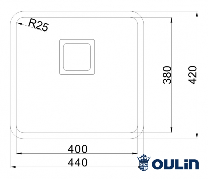 картинка Мойка для кухни Oulin OL-0363 