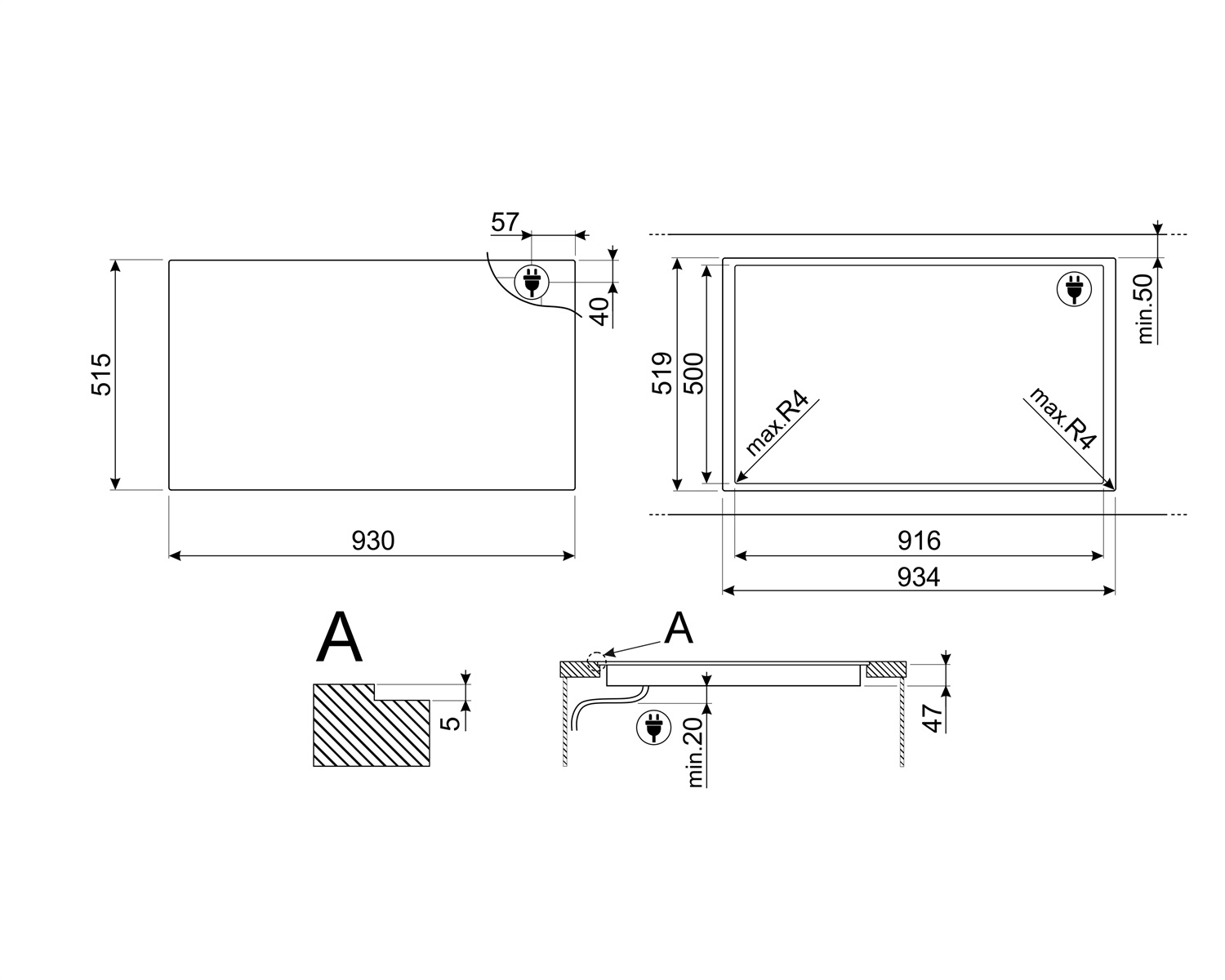 картинка Индукционная варочная панель Smeg SIA1963D 