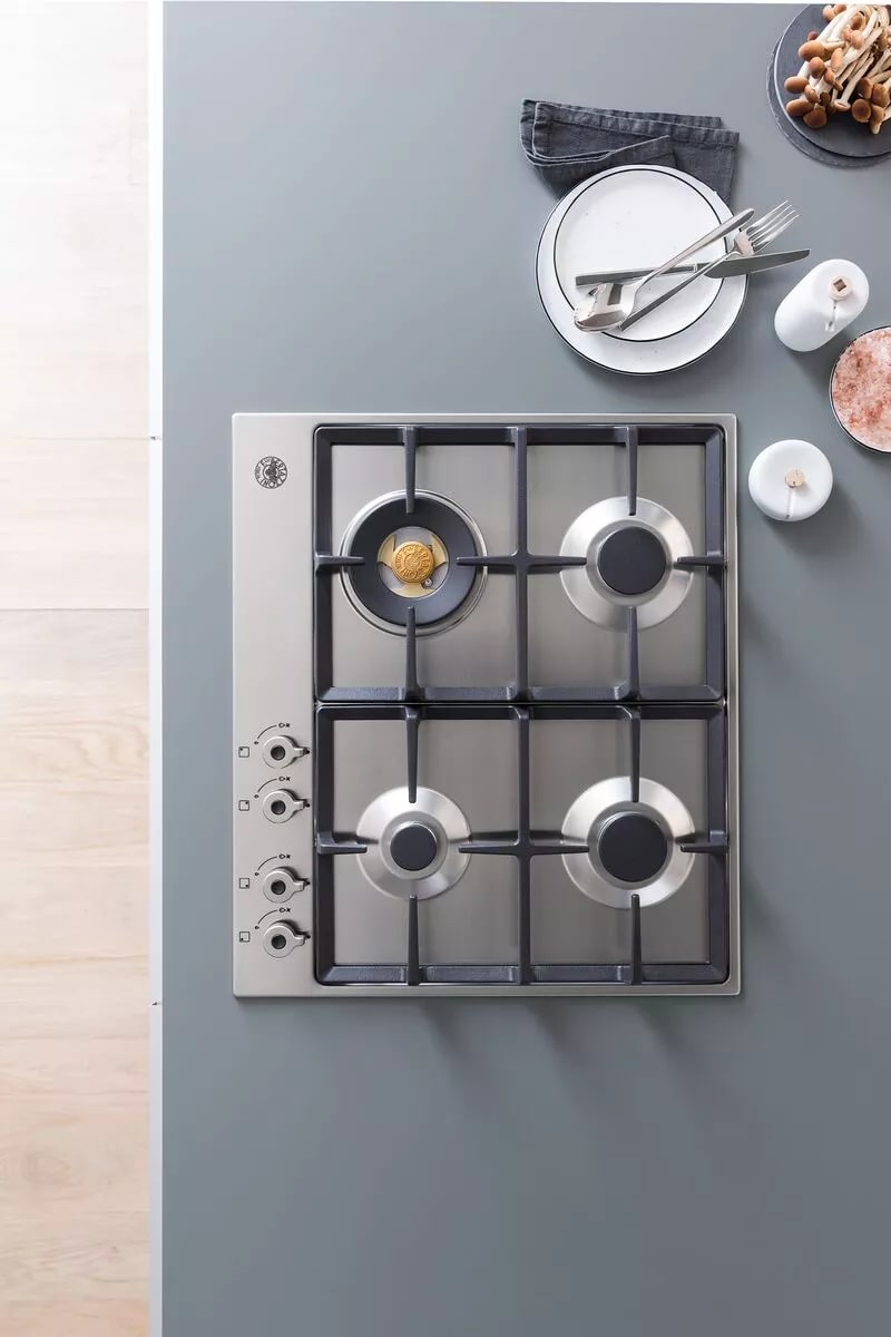 картинка Газовая варочная панель Bertazzoni P604LPROX нержавеющая сталь 