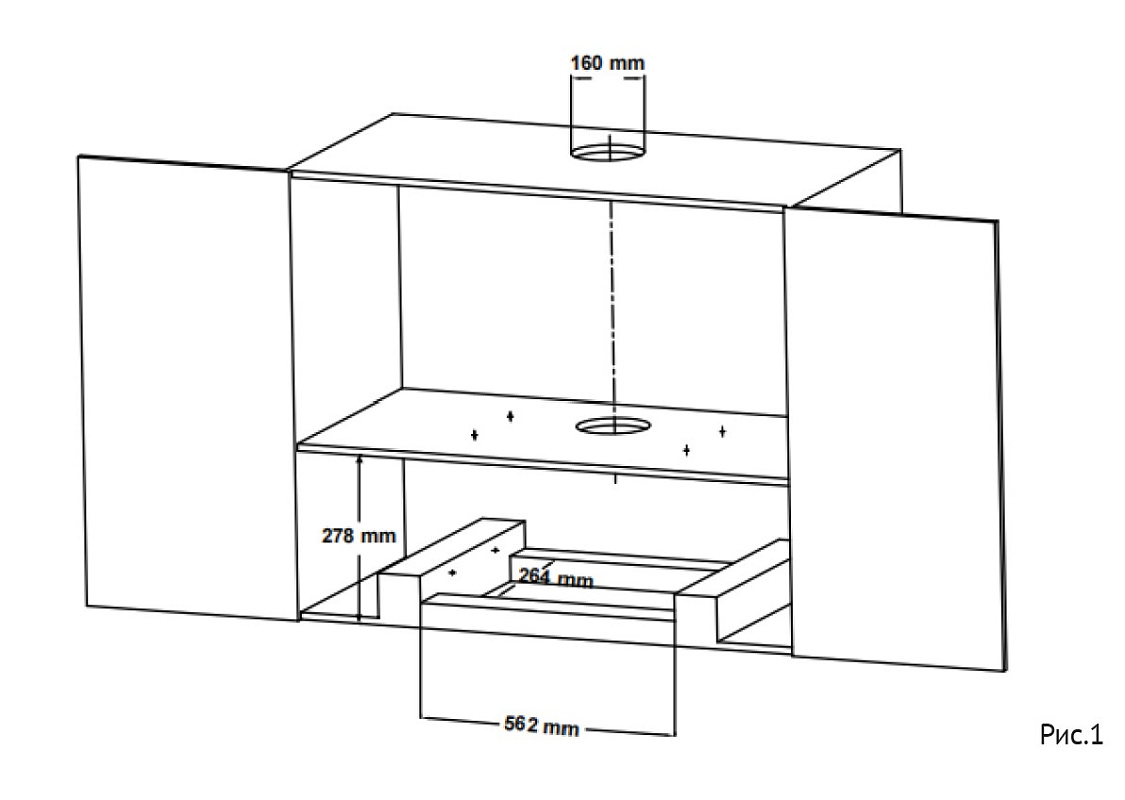картинка Кухонная вытяжка Korting KHI 60094 GN 